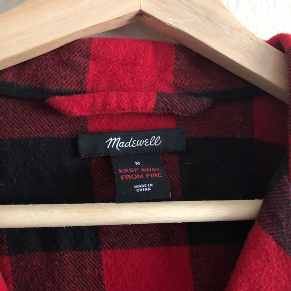 Madewell Buffalo Check flannel Pajama set - Picture 8 of 11